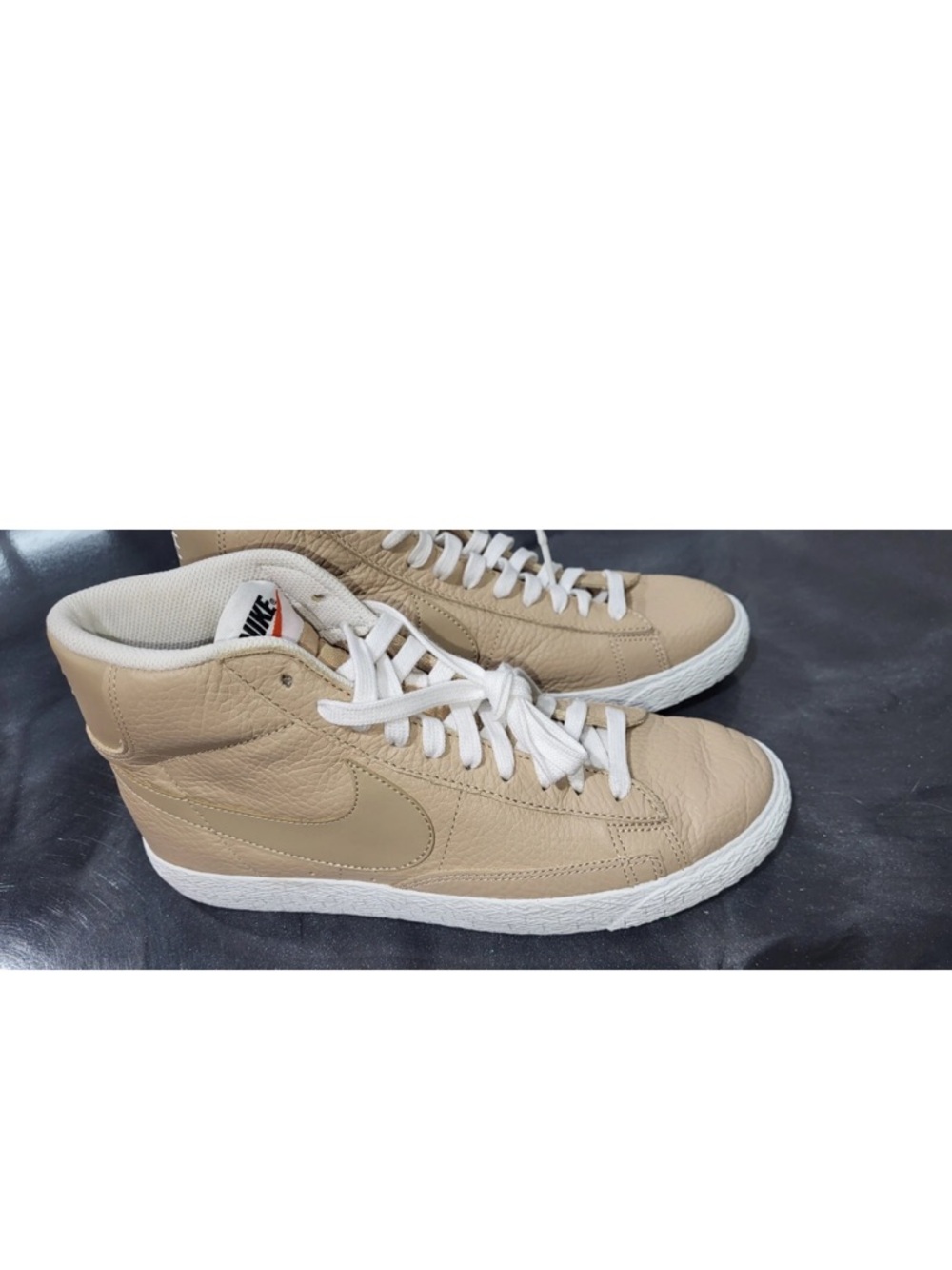 Size 7.5 - Men's Nike Blazer Sneaker PRM Mid Linen Summit White